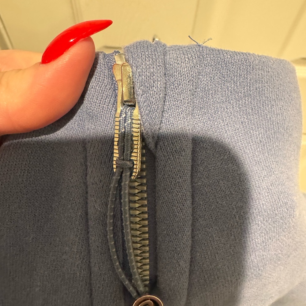 Auth.✅ RARE Lululemon 1/4 Zip Scuba in “Water Drop” Size XXL 💜💙 - Picture 4 of 14